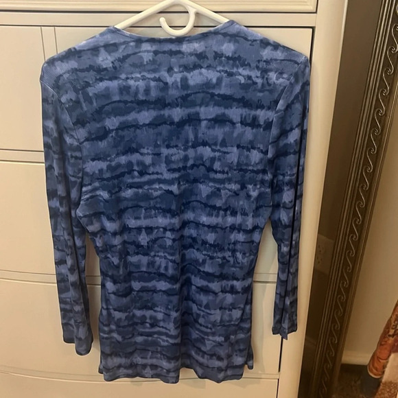 International Concepts blue long sleeve shirt. Large. - Picture 2 of 2